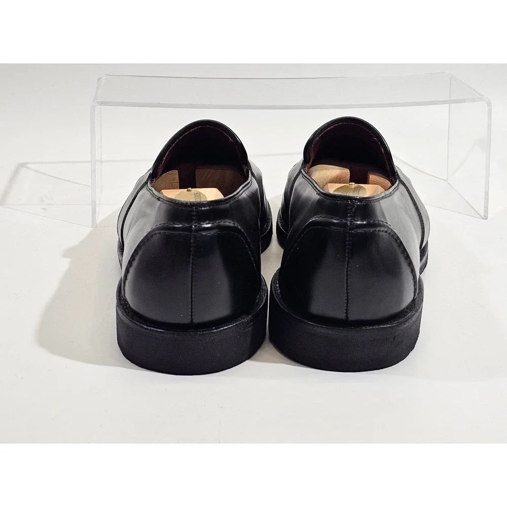 Allen Edmonds Randolph Penny Loafers Mens 12 D Black Leather Slip On Dress Shoes